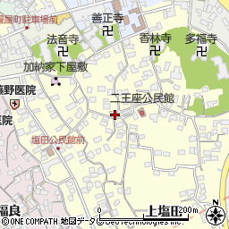 大分県臼杵市二王座147周辺の地図