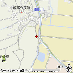 福岡県みやま市高田町竹飯3596周辺の地図