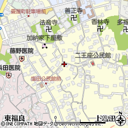 大分県臼杵市二王座136周辺の地図
