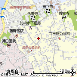 大分県臼杵市二王座135周辺の地図