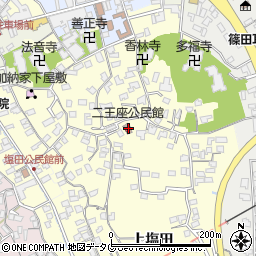 大分県臼杵市二王座212周辺の地図