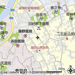 大分県臼杵市二王座50周辺の地図