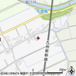 福岡県みやま市高田町田尻1706周辺の地図