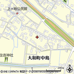 福岡県柳川市大和町中島2095周辺の地図