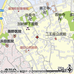 大分県臼杵市二王座125周辺の地図