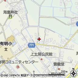 福岡県柳川市大和町皿垣開284周辺の地図