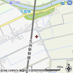福岡県みやま市高田町田尻1717周辺の地図
