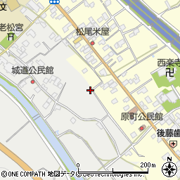 福岡県みやま市高田町舞鶴153周辺の地図