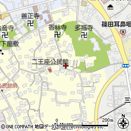 大分県臼杵市二王座208周辺の地図