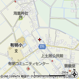 福岡県柳川市大和町皿垣開478周辺の地図