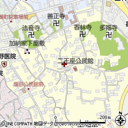 大分県臼杵市二王座149周辺の地図
