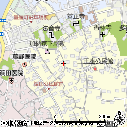 大分県臼杵市二王座134周辺の地図
