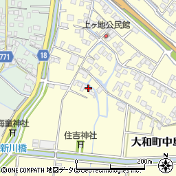 福岡県柳川市大和町中島2056周辺の地図