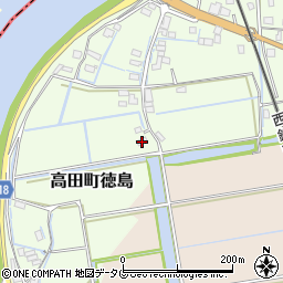 福岡県みやま市高田町徳島456周辺の地図