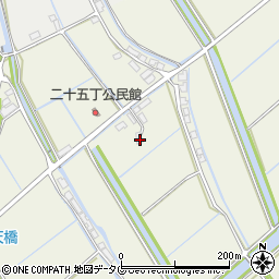 福岡県柳川市大和町皿垣開2077周辺の地図