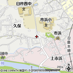 大分県臼杵市久保17-2周辺の地図