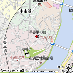 吉丸一昌記念館周辺の地図