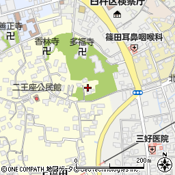 大分県臼杵市二王座203周辺の地図