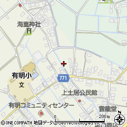 福岡県柳川市大和町皿垣開271周辺の地図