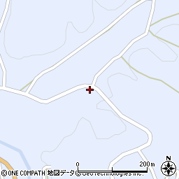 熊本県山鹿市鹿北町岩野1697-1周辺の地図
