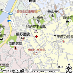 大分県臼杵市二王座126周辺の地図