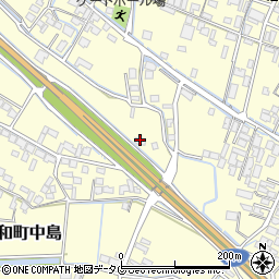 福岡県柳川市大和町中島1809周辺の地図