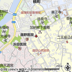 大分県臼杵市二王座44周辺の地図