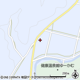 熊本県山鹿市鹿北町岩野869周辺の地図