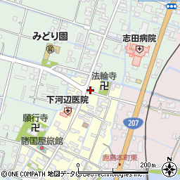 佐賀県鹿島市本町129周辺の地図