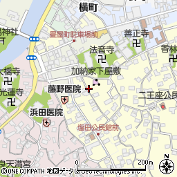 大分県臼杵市二王座129周辺の地図