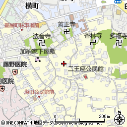 大分県臼杵市二王座151周辺の地図