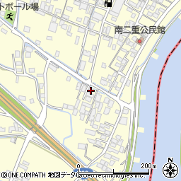 福岡県柳川市大和町中島1701周辺の地図