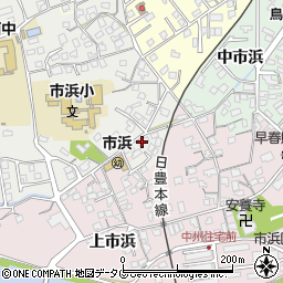 大分県臼杵市久保378-2周辺の地図