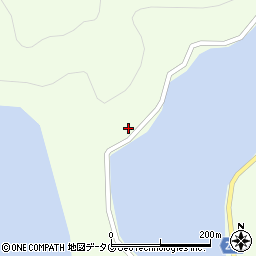 愛媛県宇和島市津島町北灘丁1332周辺の地図