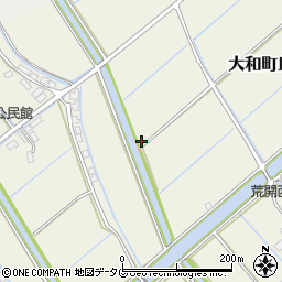 福岡県柳川市大和町皿垣開1334周辺の地図