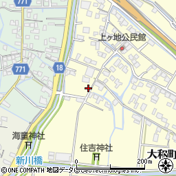 福岡県柳川市大和町中島2011周辺の地図