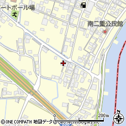 福岡県柳川市大和町中島1709周辺の地図