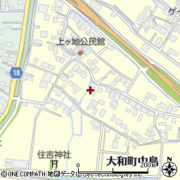 福岡県柳川市大和町中島2077周辺の地図