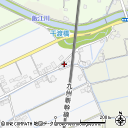 福岡県みやま市高田町田尻1640周辺の地図