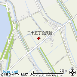 福岡県柳川市大和町皿垣開2072周辺の地図