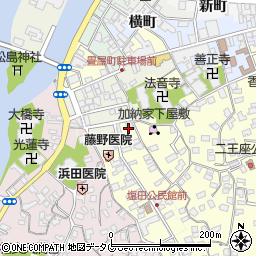 大分県臼杵市二王座287周辺の地図