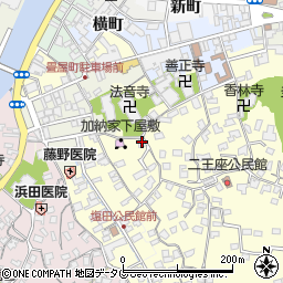 大分県臼杵市二王座132周辺の地図