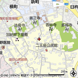 大分県臼杵市二王座169周辺の地図