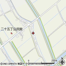 福岡県柳川市大和町皿垣開1365周辺の地図