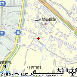福岡県柳川市大和町中島2065周辺の地図