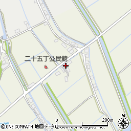 福岡県柳川市大和町皿垣開2037周辺の地図