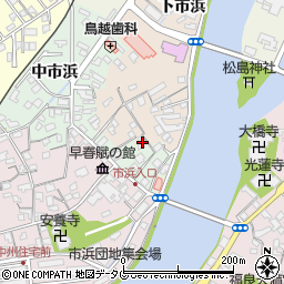 大分県臼杵市下市浜860周辺の地図