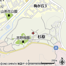 大分県大分市杉原578周辺の地図