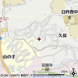 大分県臼杵市久保76周辺の地図