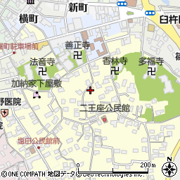 大分県臼杵市二王座170周辺の地図